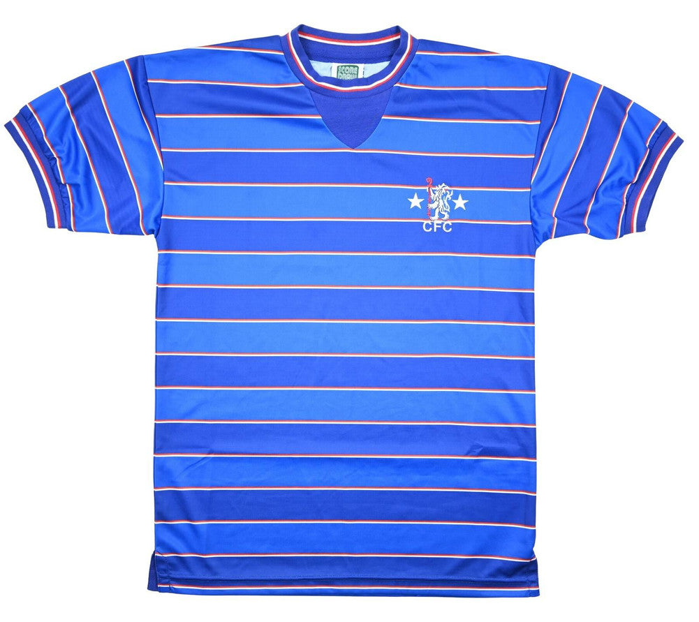 Maillot Chelsea 1983-85 Score Draw Domicile Vintage Collector