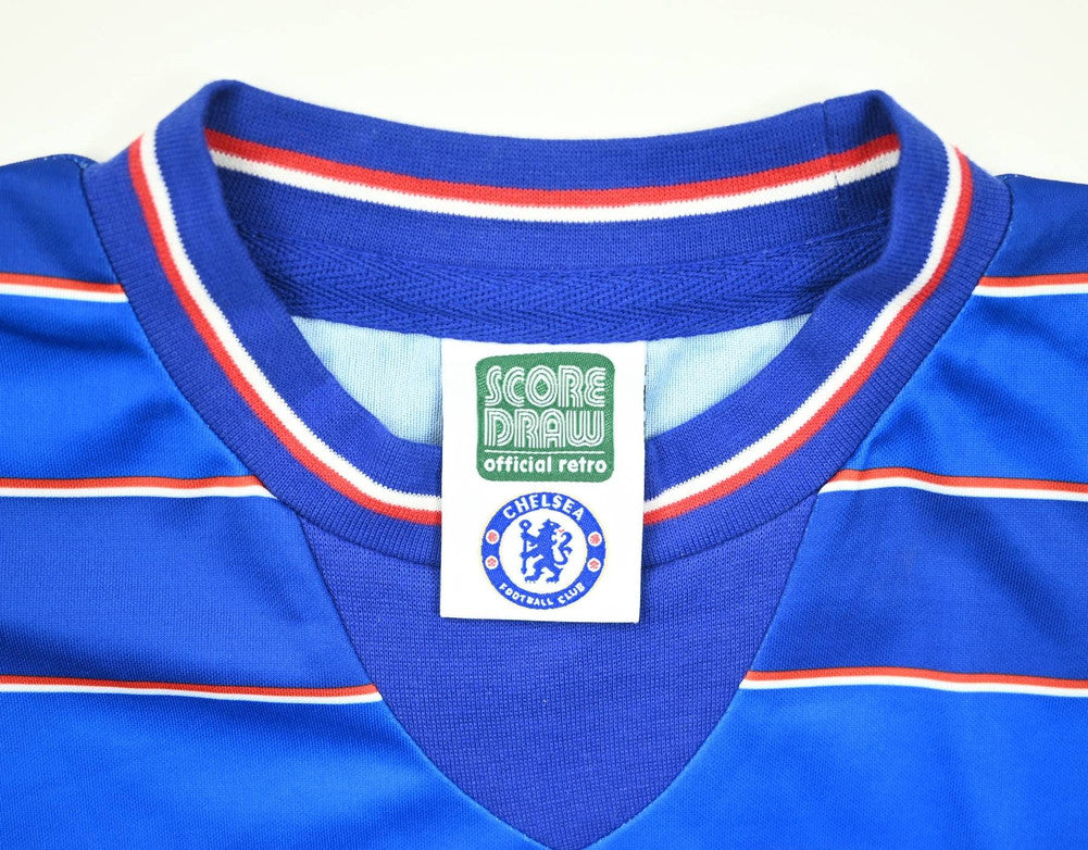 Maillot Chelsea 1983-85 Score Draw Domicile Vintage Collector