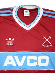 Maillot West Ham Adidas 1983-85 AVCO Vintage Domicile 4XL