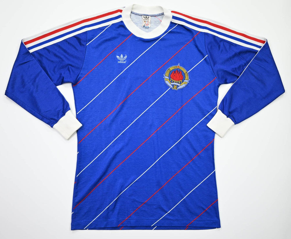 Maillot Yougoslavie Extérieur Adidas 1984-86 Manches Longues Vintage