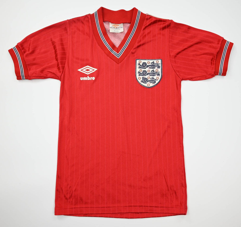 Maillot Angleterre Umbro 1984-1987 vintage Boys XS collector