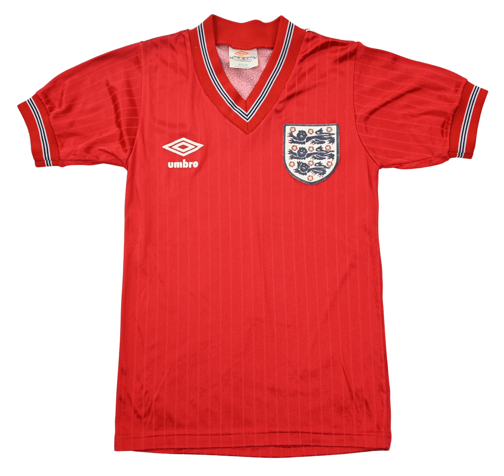 Maillot Angleterre Umbro 1984-1987 vintage Boys XS collector