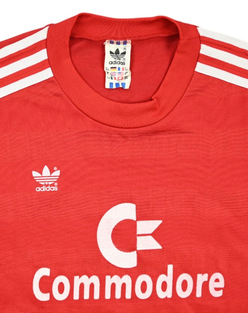 Maillot Bayern Munich 1984-89 Adidas Domicile Vintage Commodore