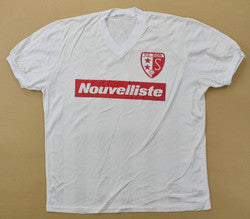 Maillot FC Sion 1985-86 Domicile Vintage Nouvelliste – Taille L