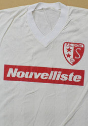 Maillot FC Sion 1985-86 Domicile Vintage Nouvelliste – Taille L