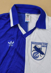 Maillot Grasshopper Zurich Domicile Adidas Vintage 1985-1991