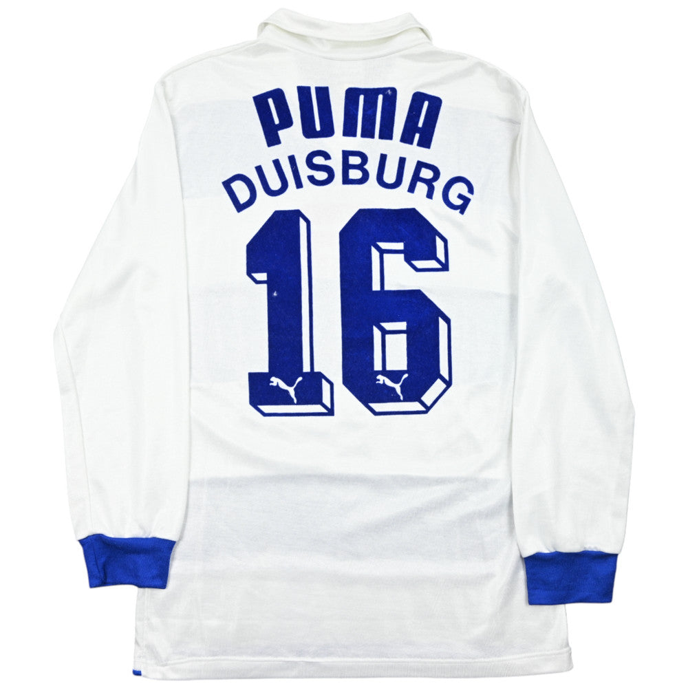Maillot MSV Duisburg 1986-87 Domicile Puma Vintage #16 L
