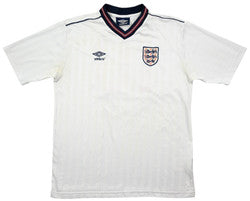 Maillot Angleterre 1986-87 Umbro Réédition Domicile Vintage L