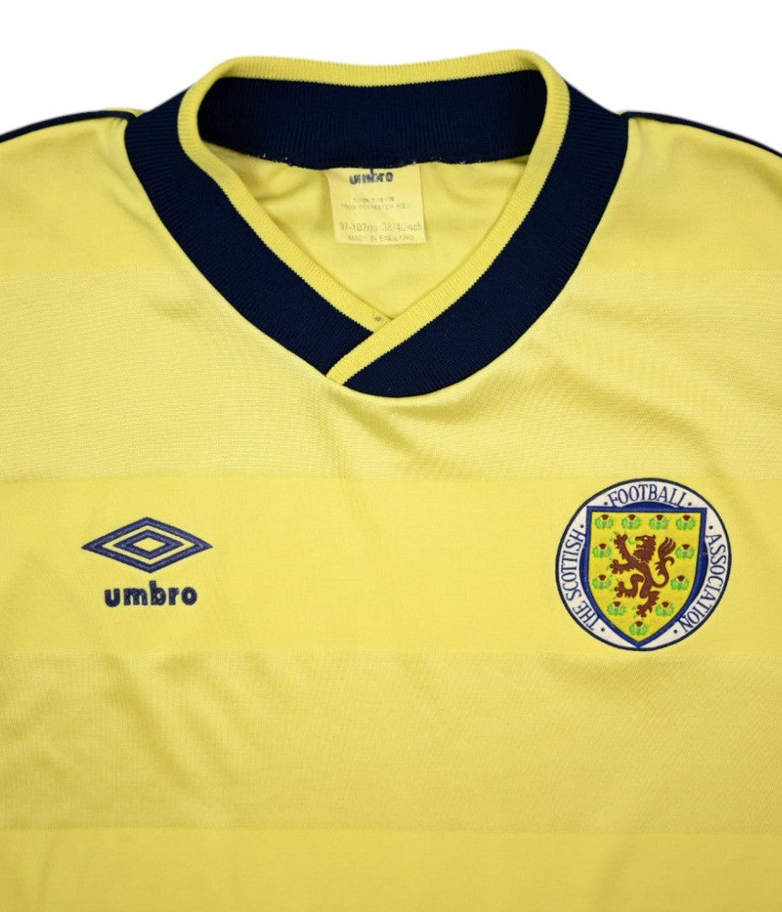 Maillot Écosse Extérieur Umbro 1986-88 Vintage Collector