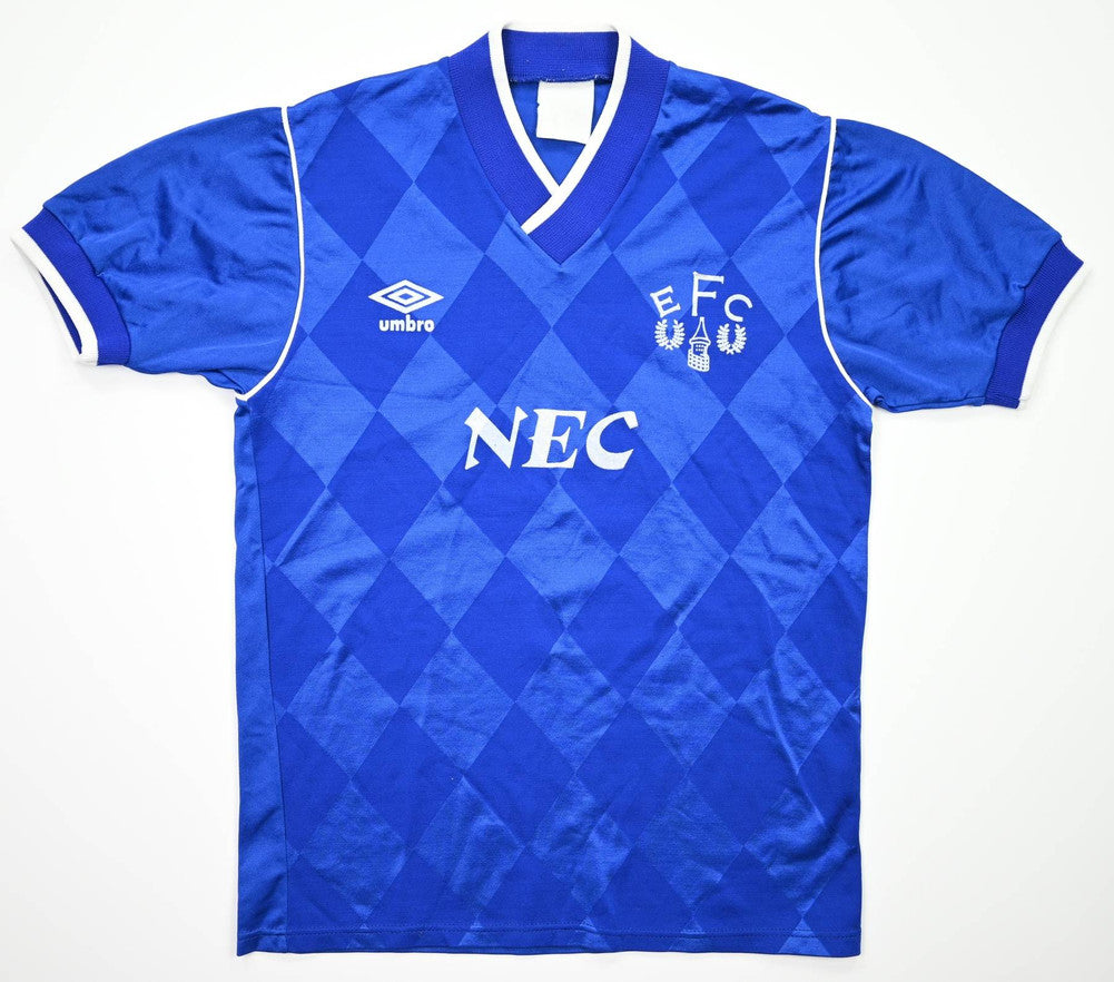 Maillot Everton Domicile 1986-1989 Umbro NEC Vintage XL Boys