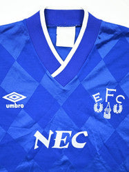 Maillot Everton Domicile 1986-1989 Umbro NEC Vintage XL Boys
