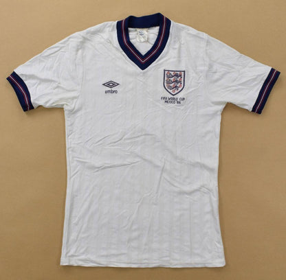Maillot Angleterre 1986 Coupe du Monde Umbro vintage