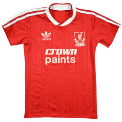 Maillot Liverpool 1987-88 Adidas Domicile Crown Paints vintage Boys