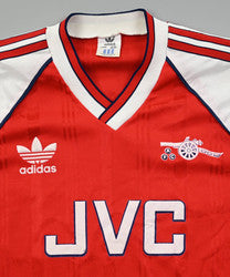 Maillot Arsenal 1988-90 Domicile Adidas JVC Vintage Collector