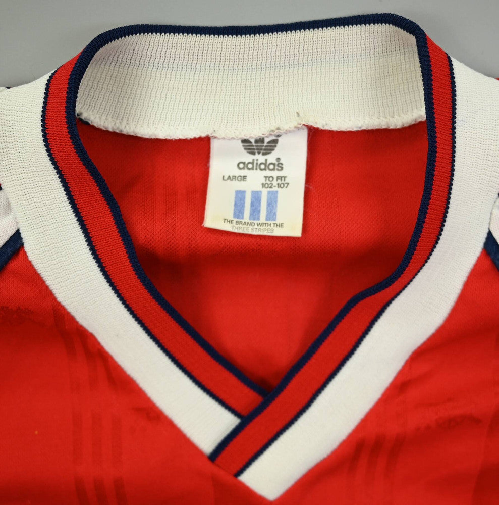 Maillot Arsenal 1988-90 Domicile Adidas JVC Vintage Collector