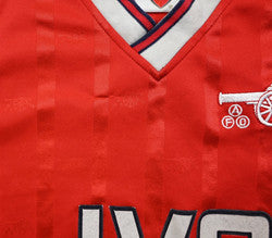 Maillot Arsenal Domicile 1988-90 JVC Score Draw Vintage