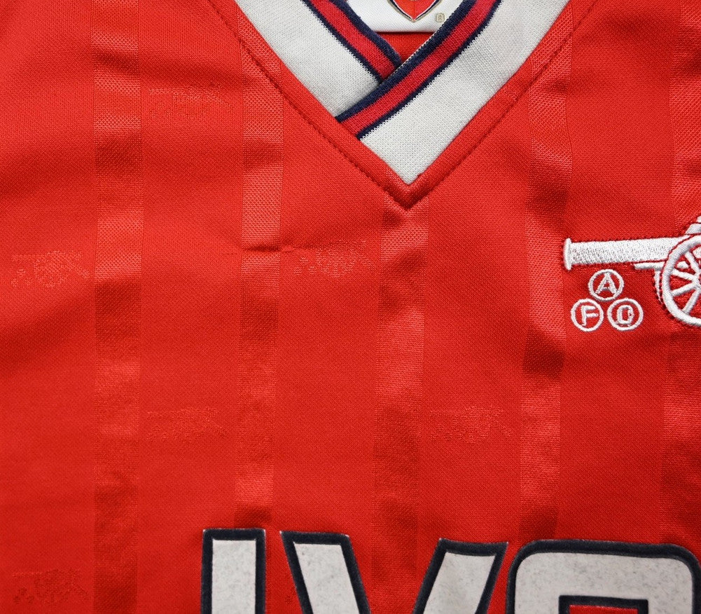 Maillot Arsenal Domicile 1988-90 JVC Score Draw Vintage