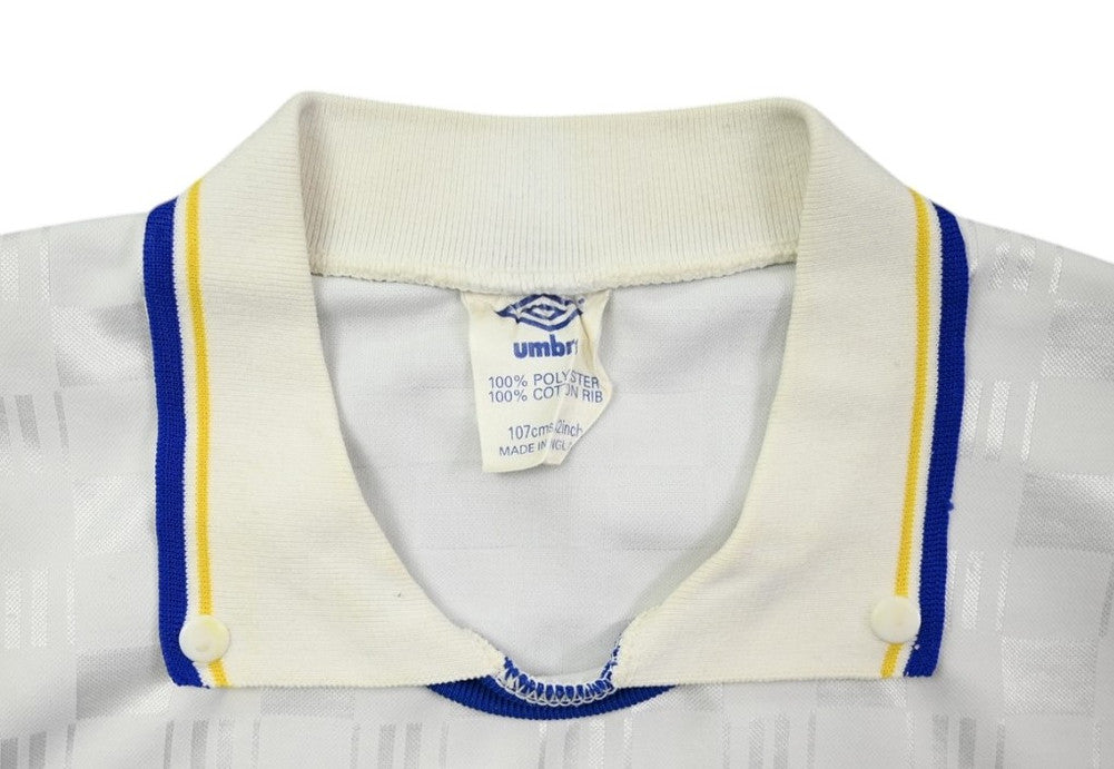 Maillot Leeds United Domicile Umbro 1988-90 Vintage L