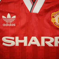 Maillot Manchester United Domicile Adidas 1988-90 vintage SHARP