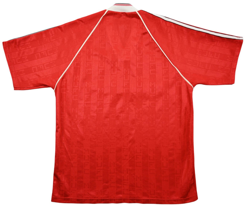 Maillot Manchester United Domicile Adidas 1988-90 vintage SHARP