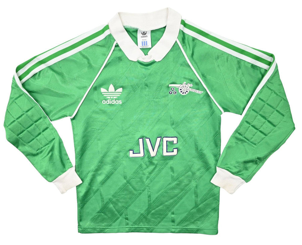 Maillot Arsenal Gardien Adidas Vintage 1989-1991 Boys S