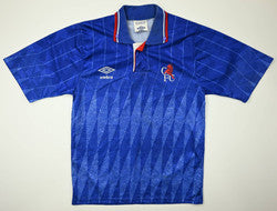 Maillot Chelsea 1989-91 Umbro Domicile Vintage L Boys