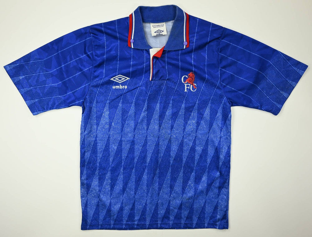 Maillot Chelsea 1989-91 Umbro Domicile Vintage L Boys