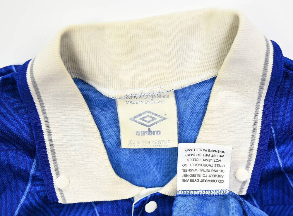 Maillot Everton 1989-91 Umbro Domicile Vintage NEC | XL