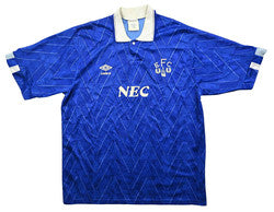 Maillot Everton 1989-91 Umbro Domicile Vintage NEC | XL