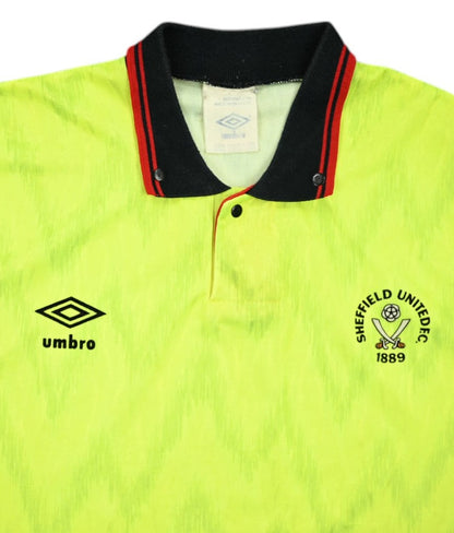 Maillot Sheffield United Extérieur Umbro 1989-91 vintage collector