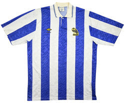Maillot Sheffield Wednesday 1989-91 Domicile Umbro vintage XL