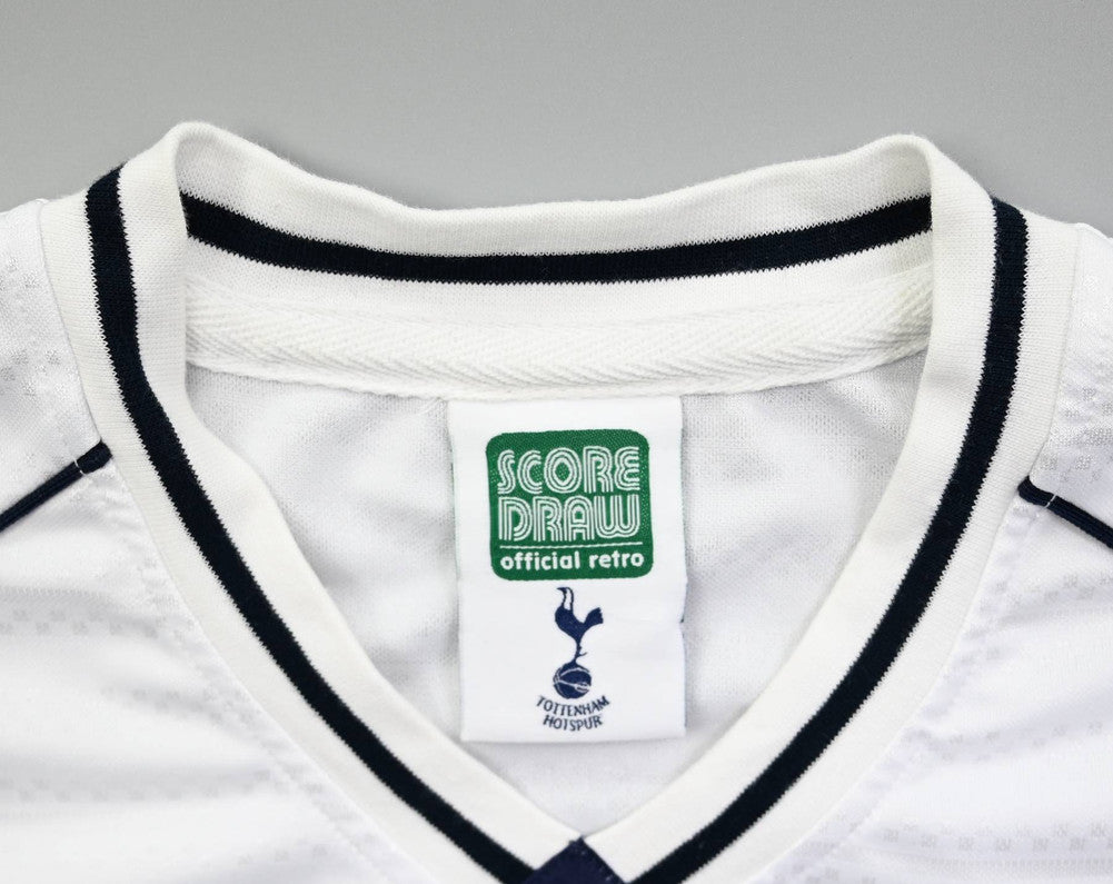 Maillot Tottenham 1989-91 Score Draw Holsten vintage