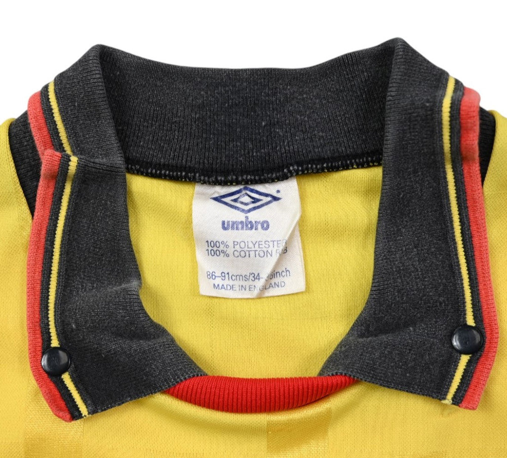 Maillot Extérieur Watford 1989-91 Umbro Vintage Herald & Post