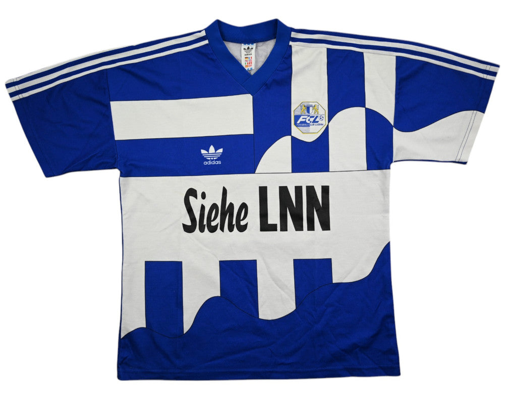 Maillot FC Luzern 1990-91 Adidas Domicile Vintage — L