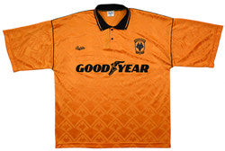 Maillot Wolverhampton Extérieur Bukta 1990-91 Vintage Goodyear