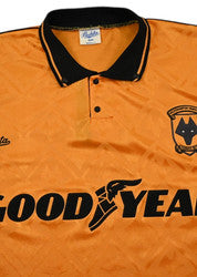 Maillot Wolverhampton Extérieur Bukta 1990-91 Vintage Goodyear