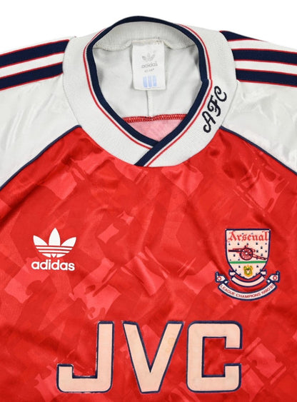 Maillot Arsenal 1990-92 Adidas Domicile JVC Vintage