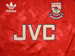 Maillot Arsenal 1990-92 Adidas Domicile JVC Vintage