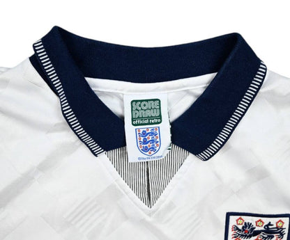 Maillot Angleterre 1990-92 Umbro #19 Gascoigne vintage S