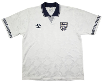 Maillot Angleterre Domicile 1990-92 Umbro Vintage | 9/10