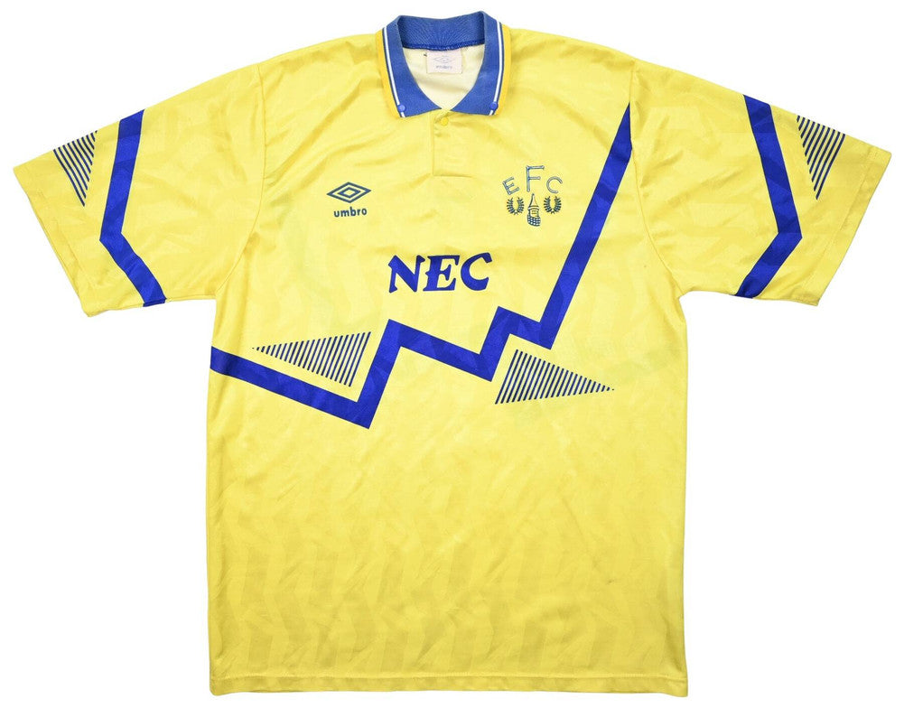 Maillot Everton Extérieur 1990-92 Umbro NEC Vintage — L