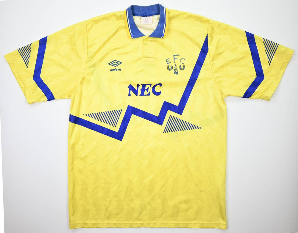 Maillot Everton Extérieur 1990-92 Umbro NEC Vintage — L