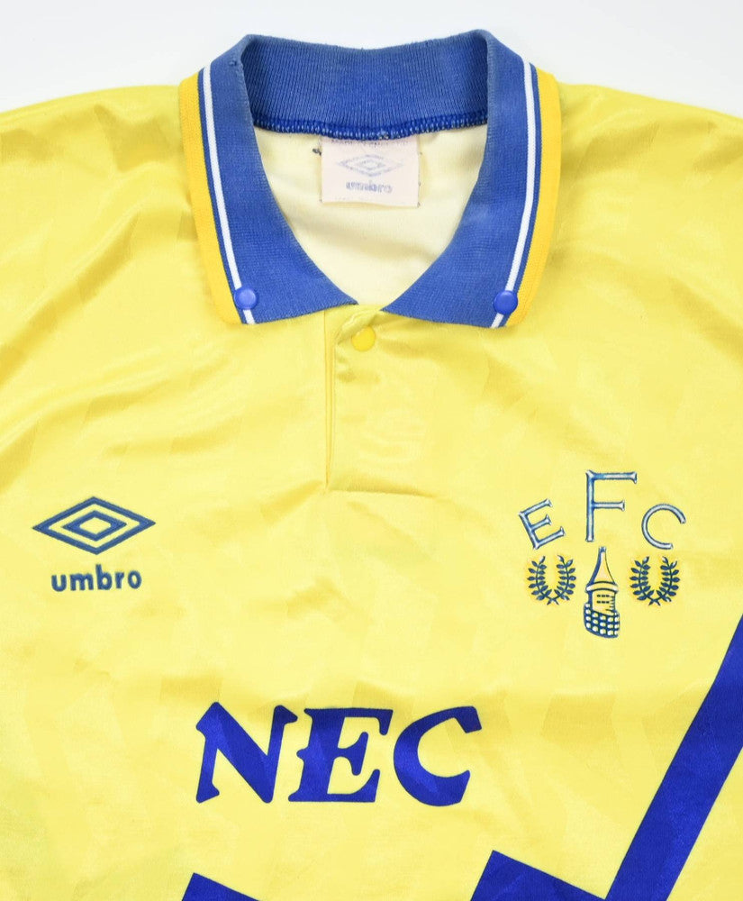 Maillot Everton Extérieur 1990-92 Umbro NEC Vintage — L