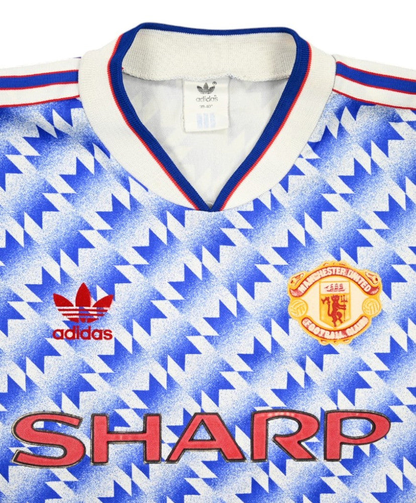 Maillot Extérieur Manchester United 1990-92 Adidas Vintage