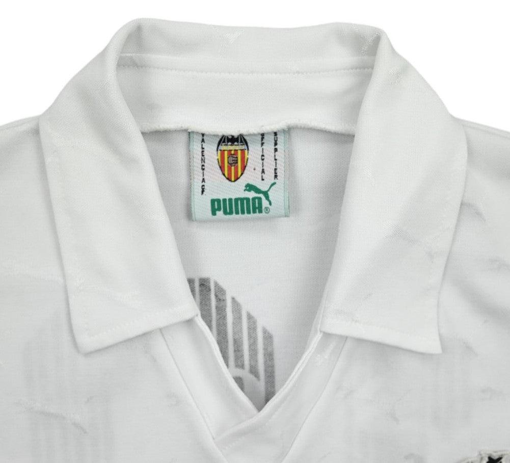 Maillot Valencia CF Domicile Puma 1990-92 #10 Vintage L