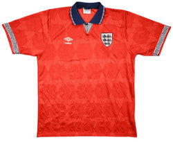 Maillot Angleterre Domicile 1990-93 Umbro Vintage Taille L