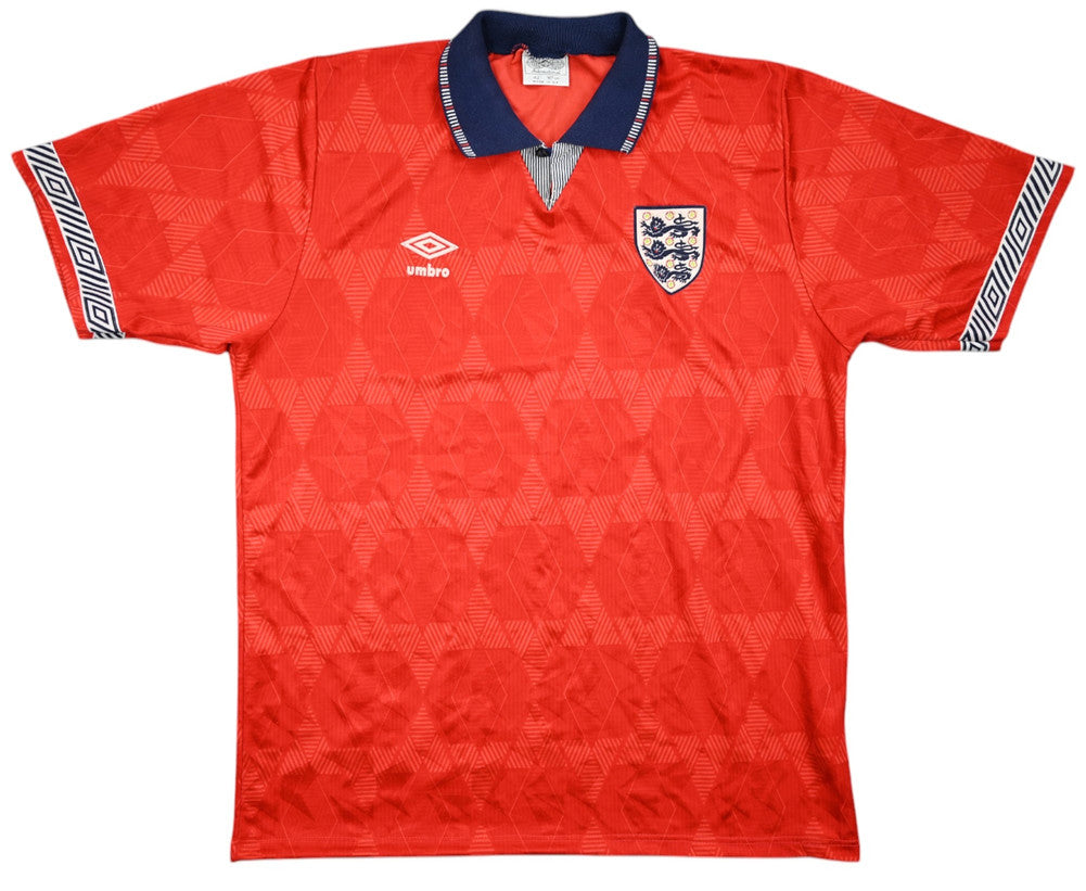 Maillot Angleterre Domicile 1990-93 Umbro Vintage Taille L