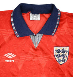Maillot Angleterre Domicile 1990-93 Umbro Vintage Taille L