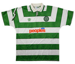 Maillot Celtic Glasgow 1991-92 Umbro Domicile Vintage - PEOPLES