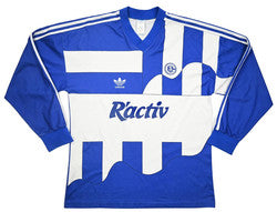 Maillot Schalke 04 Domicile Adidas 1991-92 Vintage Manches Longues
